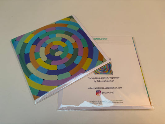 Replenish - Greeting card